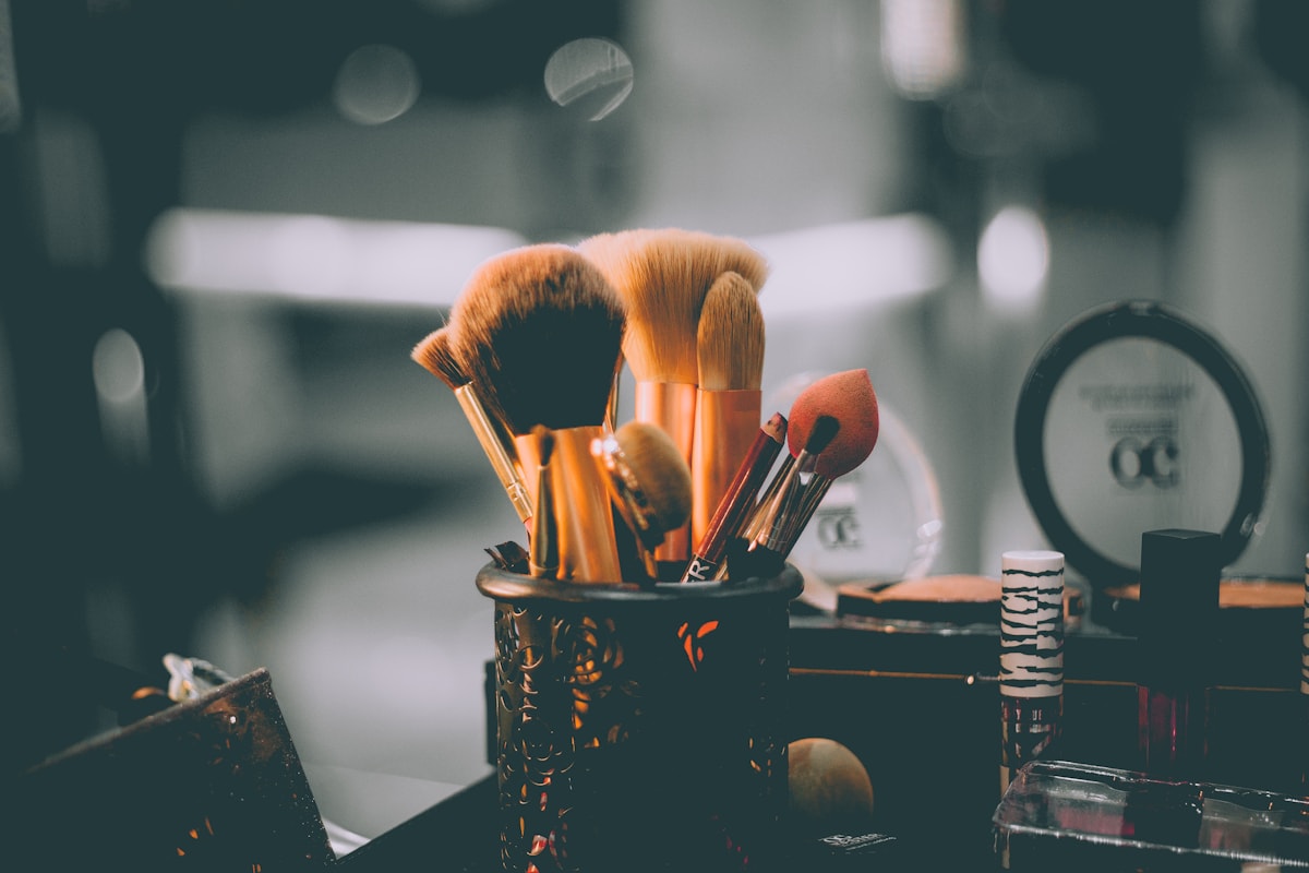 Hair colour bowls, brushes, and salon colour work